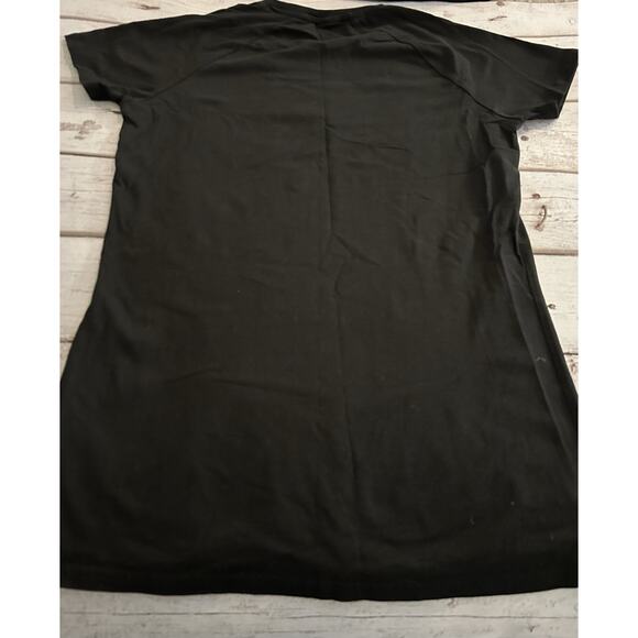 Gymshark TShirt Womens Medium Black Short Sleeve Logo Workout Gym - Picture 4 of 4